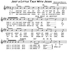 Just A Little Talk With Jesus - Lyrics and Music by JD arranged by ...