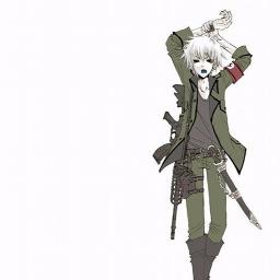 Anime military soldier male
